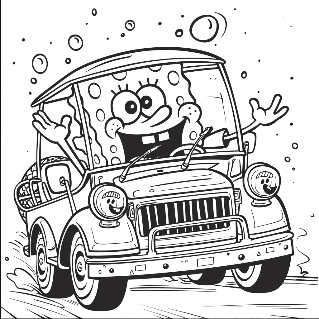 SpongeBob Driving