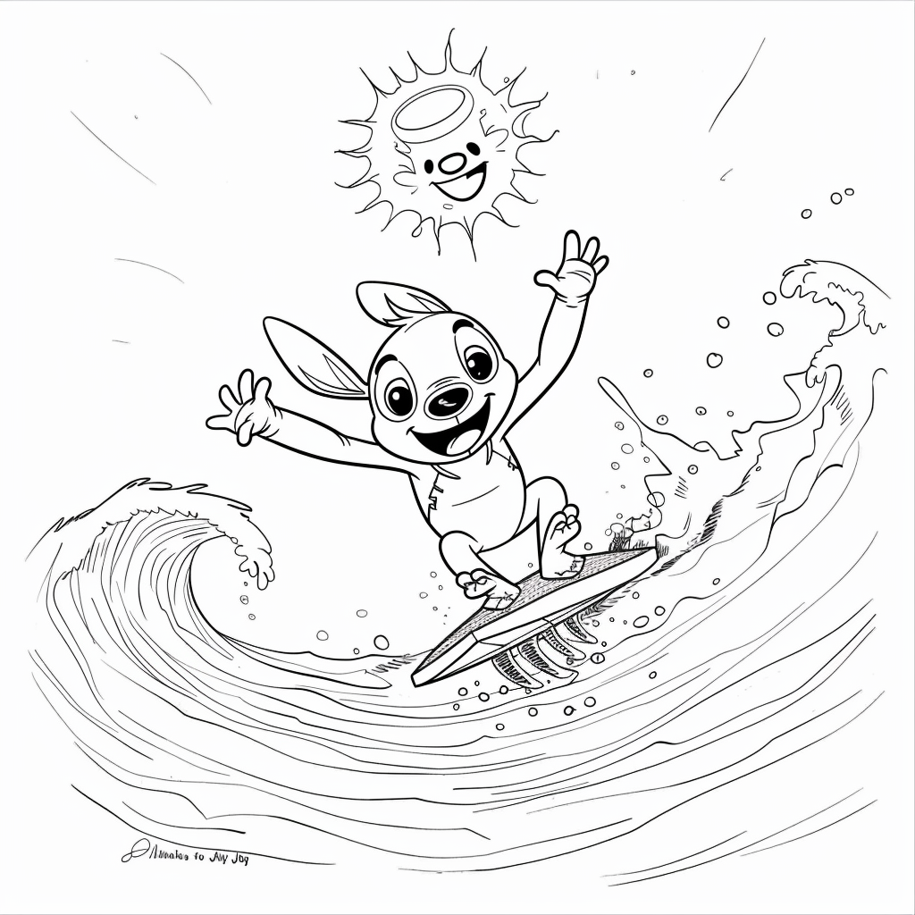 Stitch Surfing with Joy