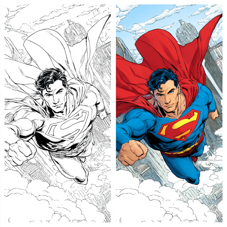 Superman Coloring Pages