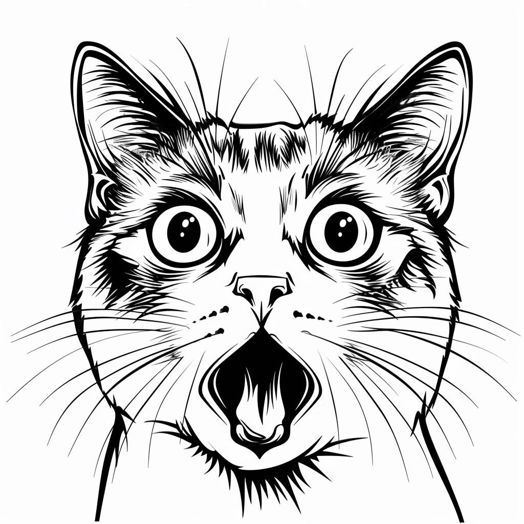 Surprised Cat Face