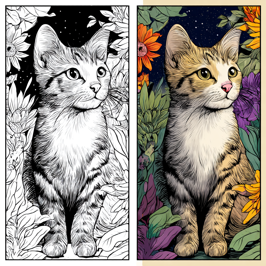 cat coloring pages