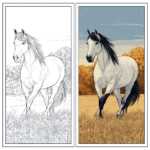 horse coloring pages