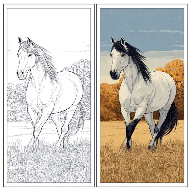 horse coloring pages