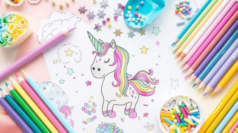 unicorn coloring pages