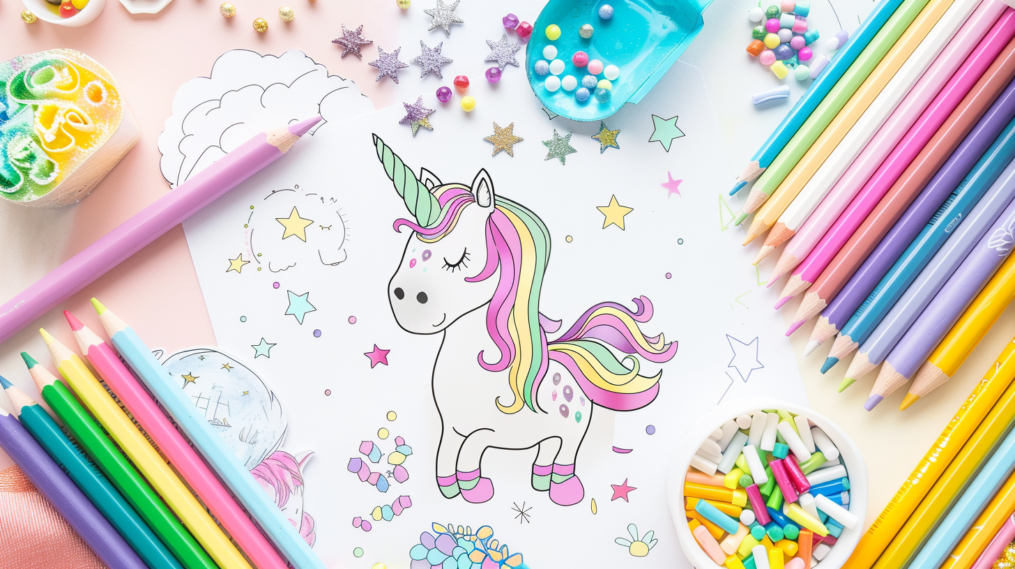 unicorn coloring pages