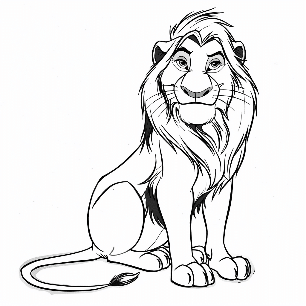 Adult Simba Calm Pose