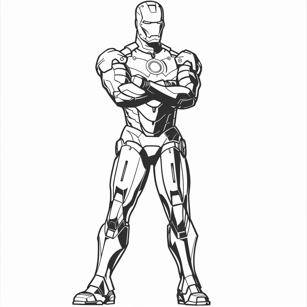 Arms Crossed Calm - Iron Man