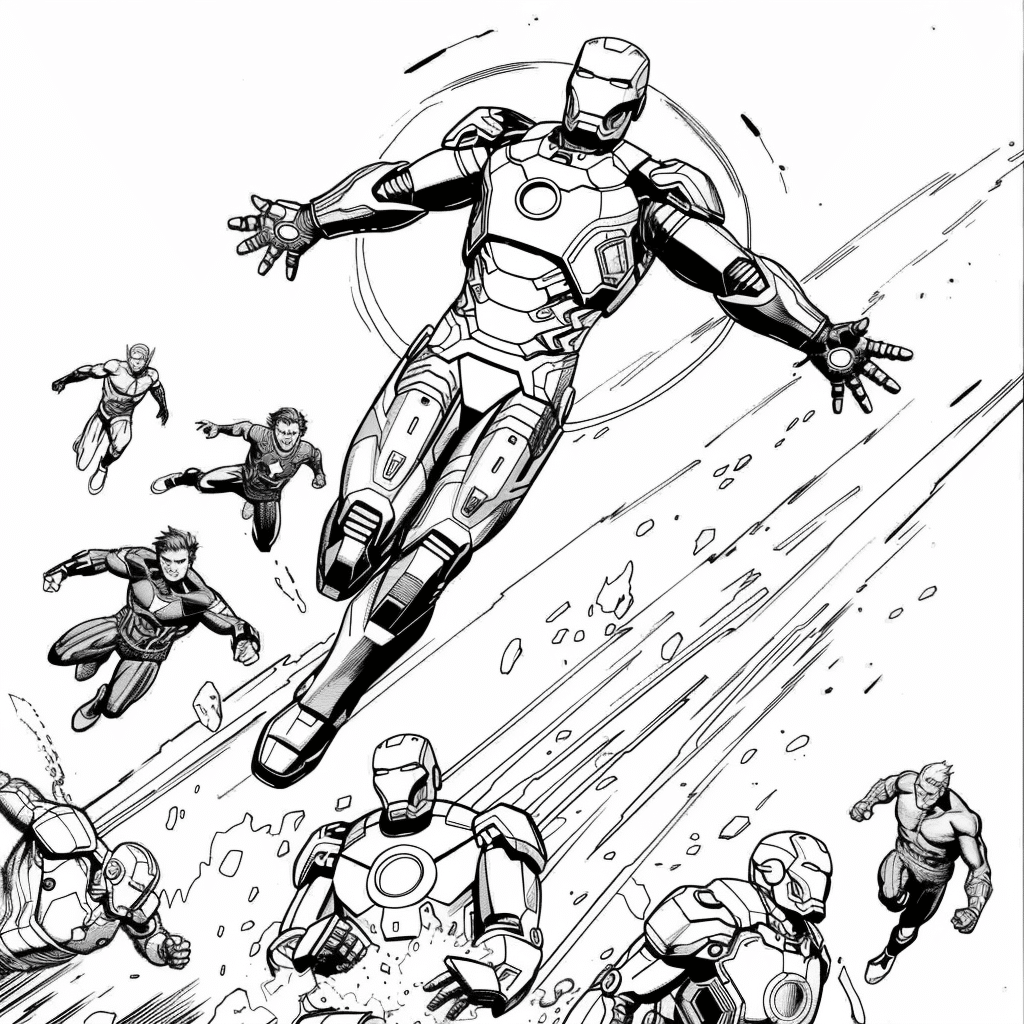 Avengers Jump Action - Iron Man