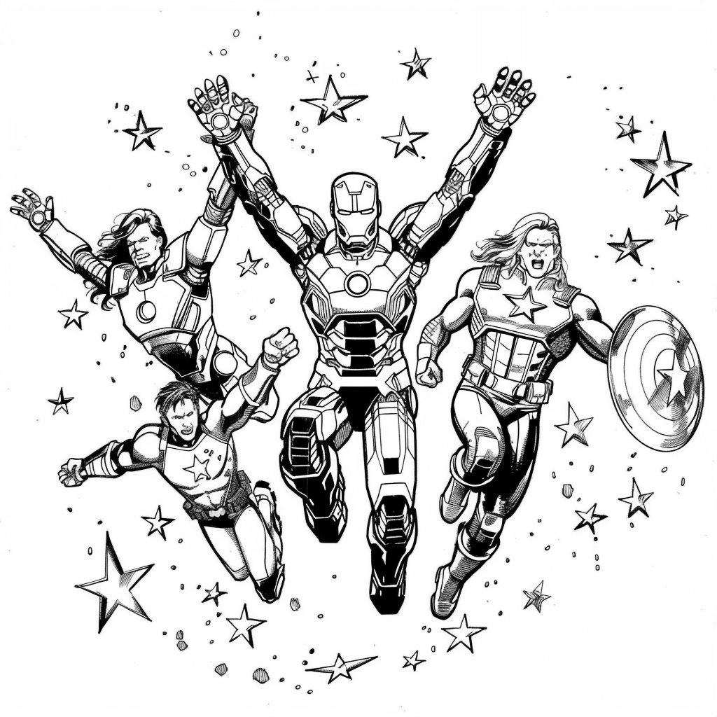 Avengers Jump Celebration - Iron Man