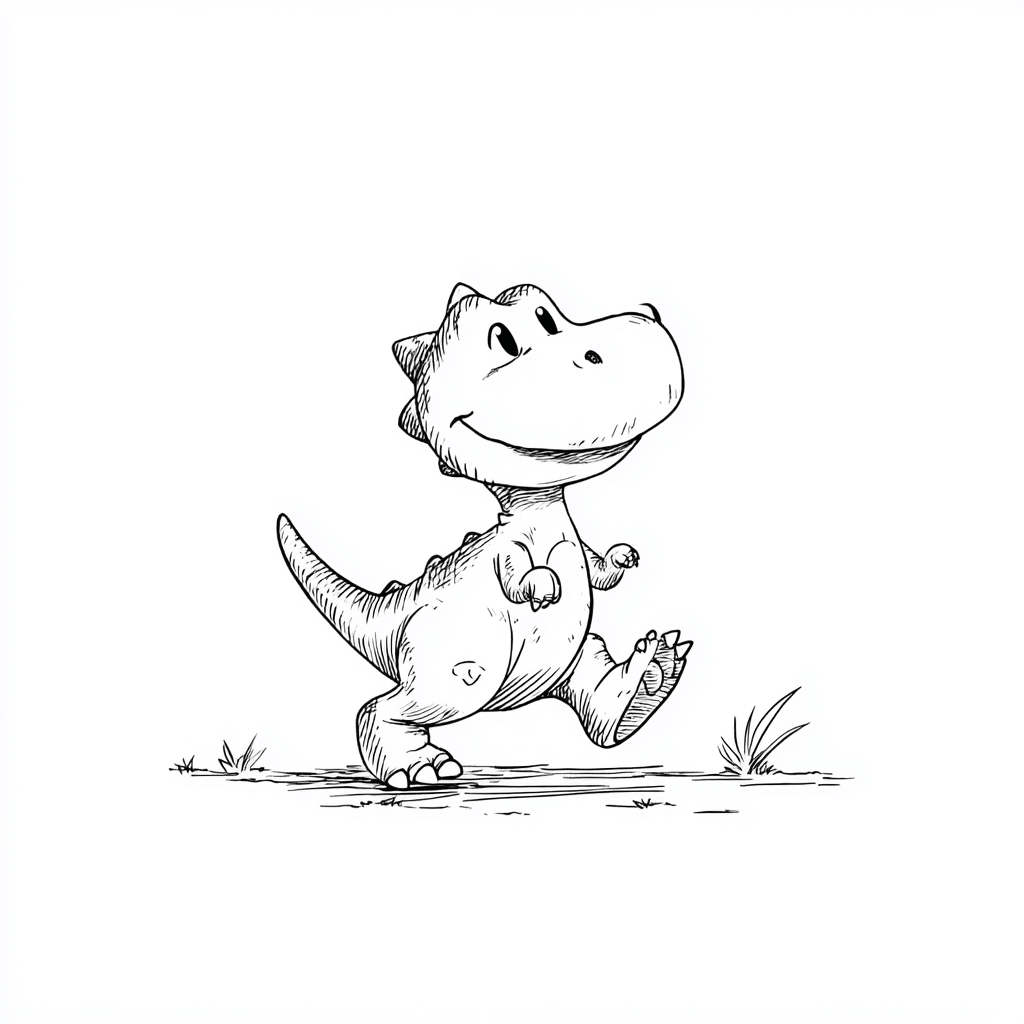 Baby Dino Walking