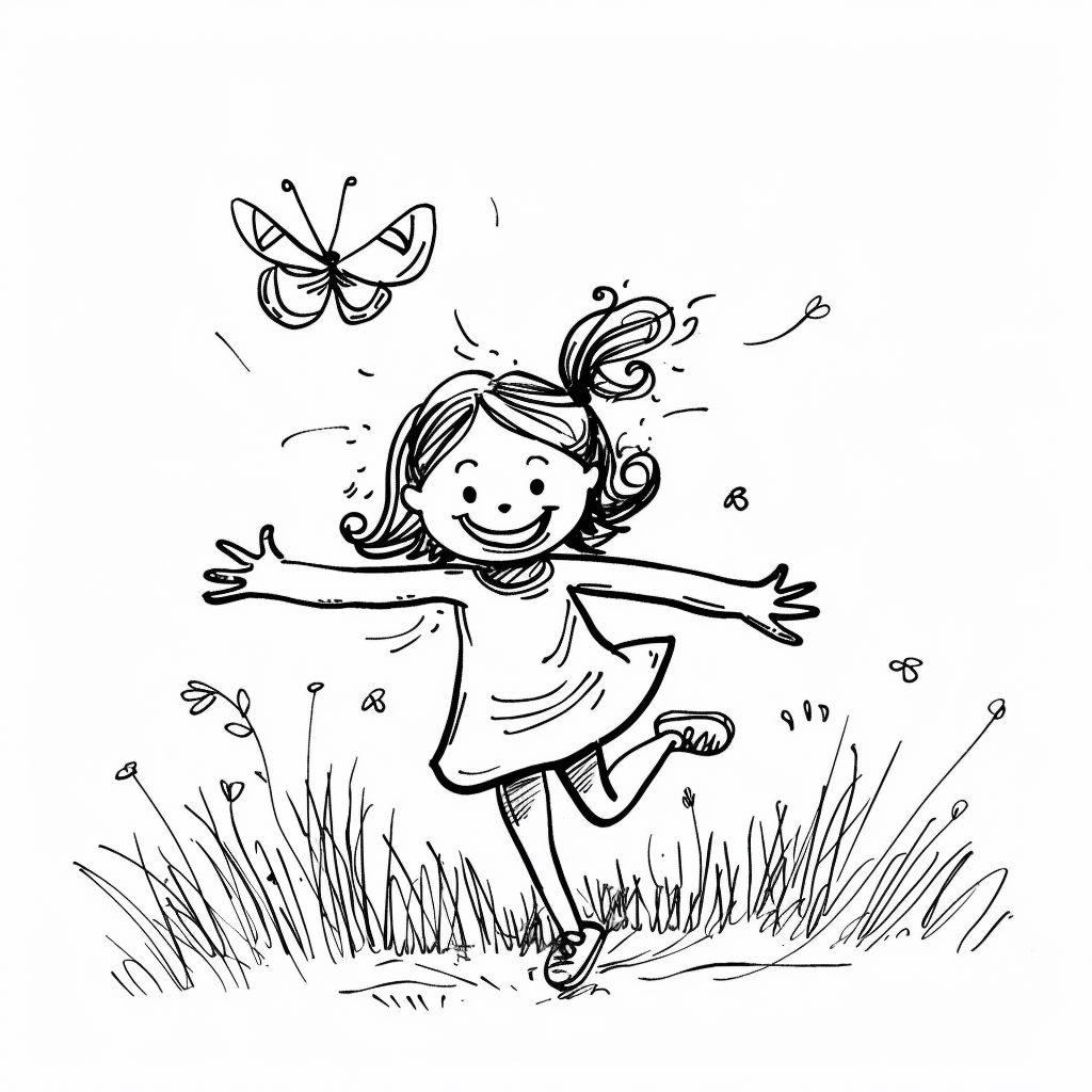 Butterfly Chaser Girl