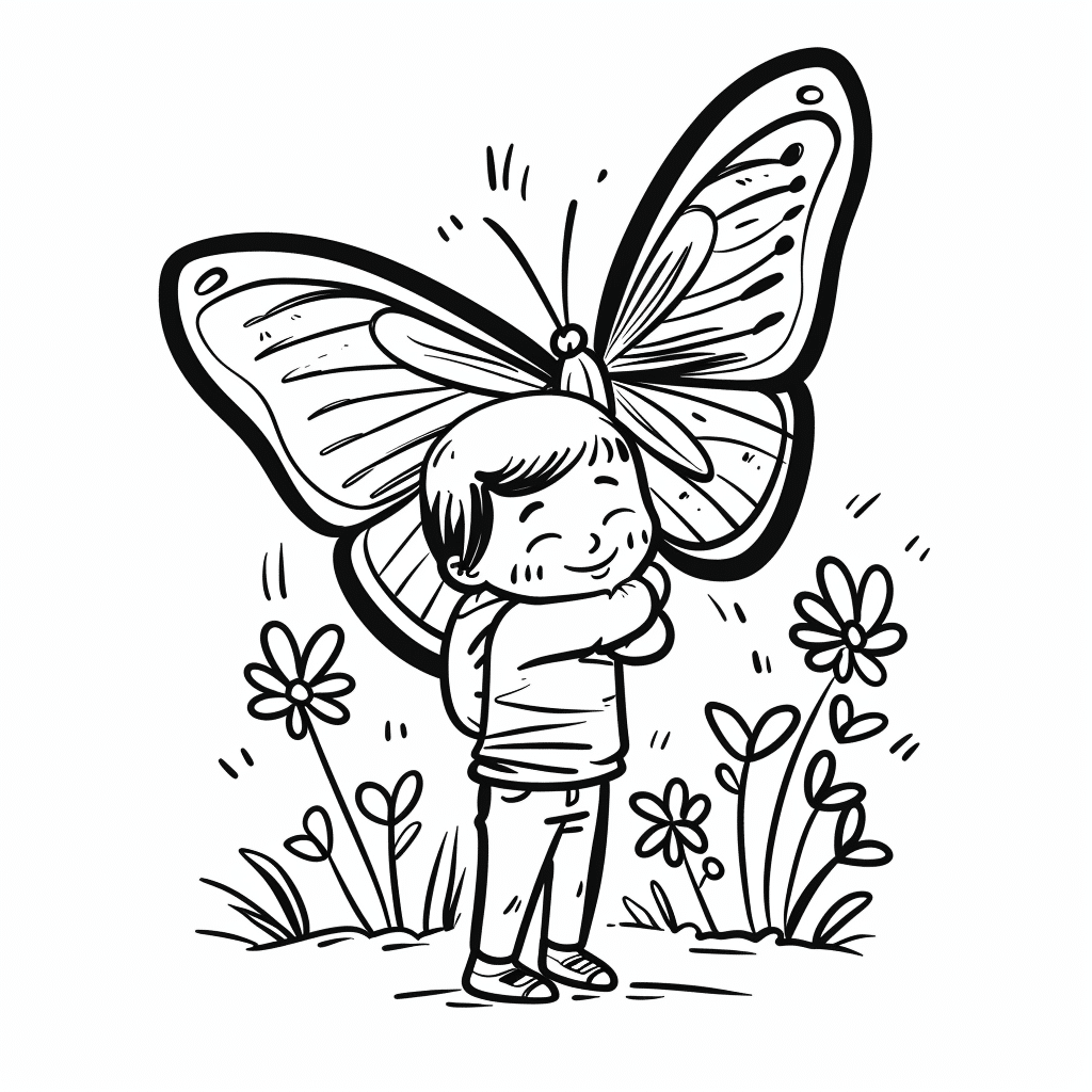 Butterfly Friend Hug