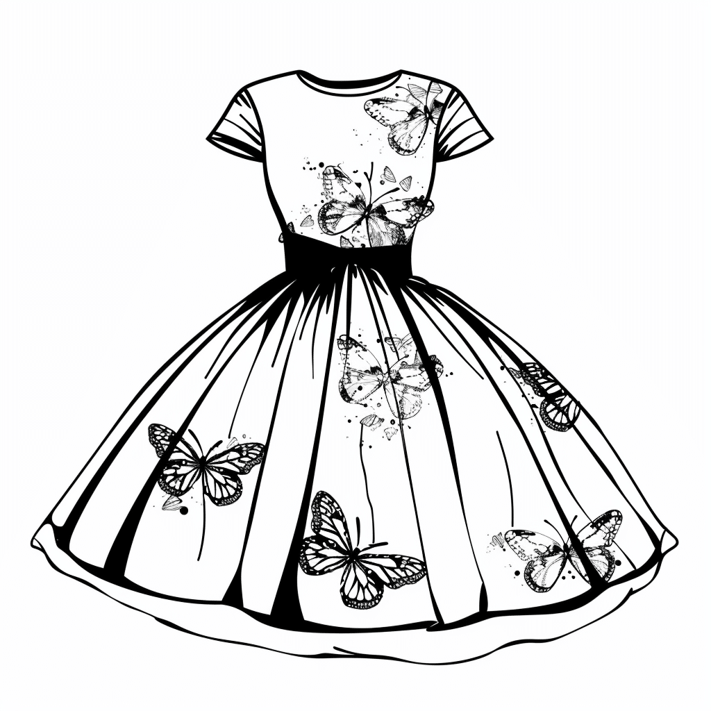 Butterfly Inspired Dress