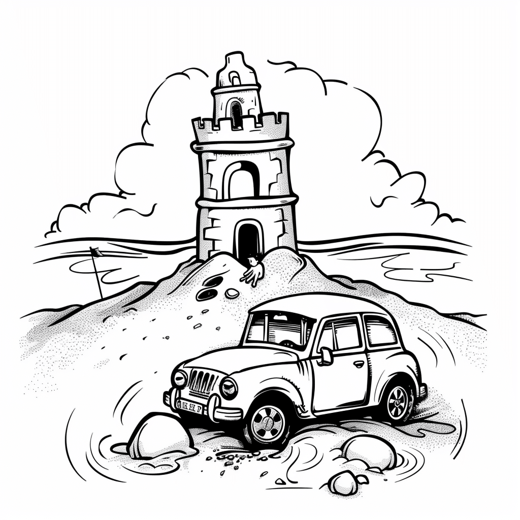 Car Building Sandcastle
