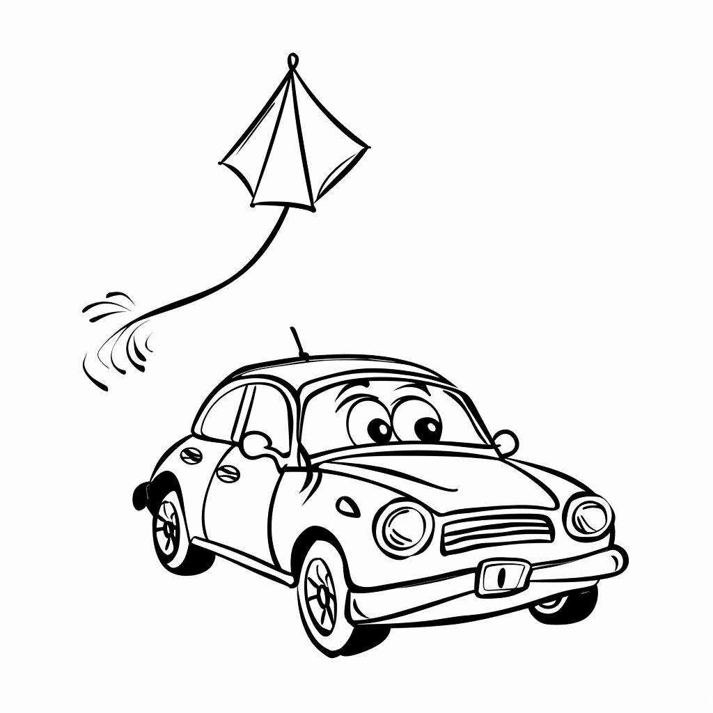 Car Flying Kite