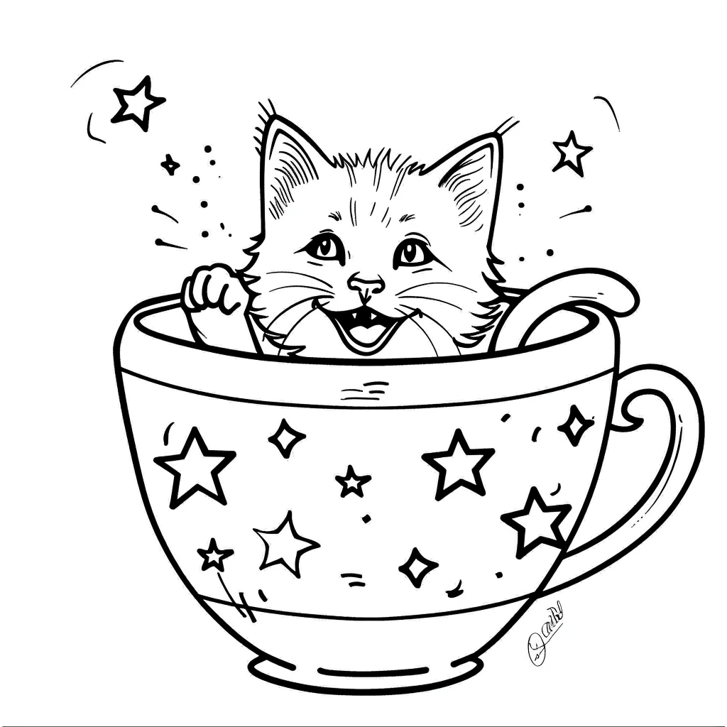 Cat in a Teacup
