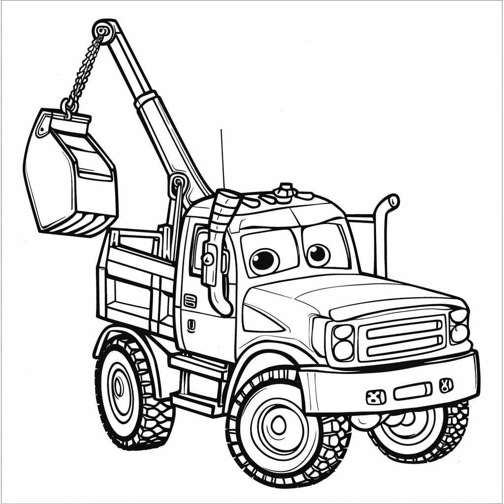 Construction Truck Working