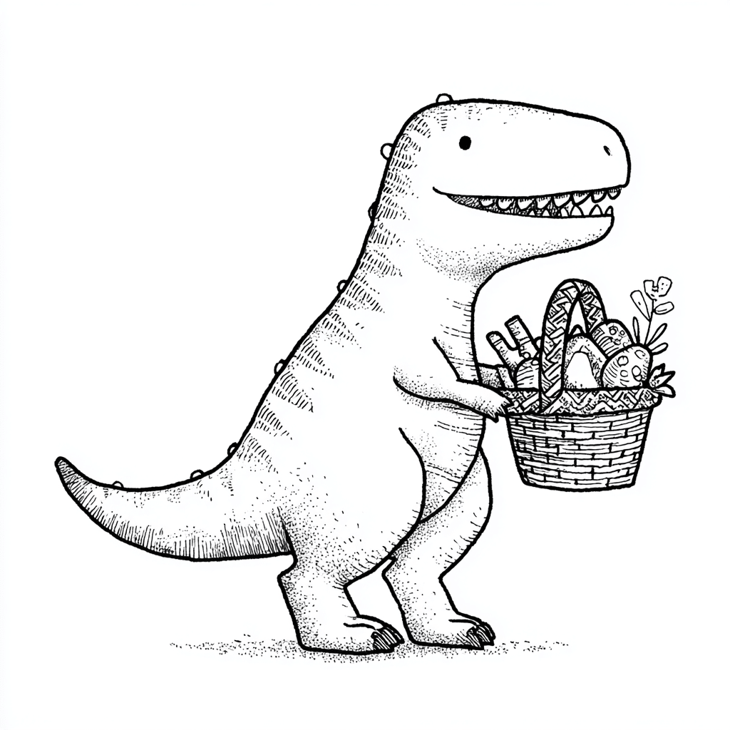 Dino Carrying Basket