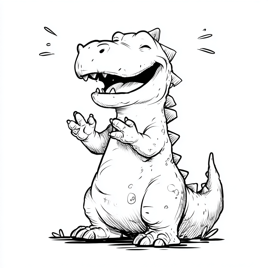 Dino Clapping Hands