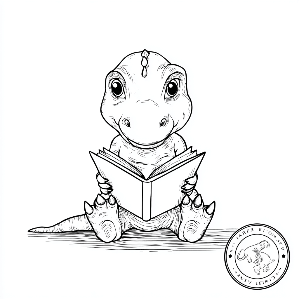 Dino Reading Book
