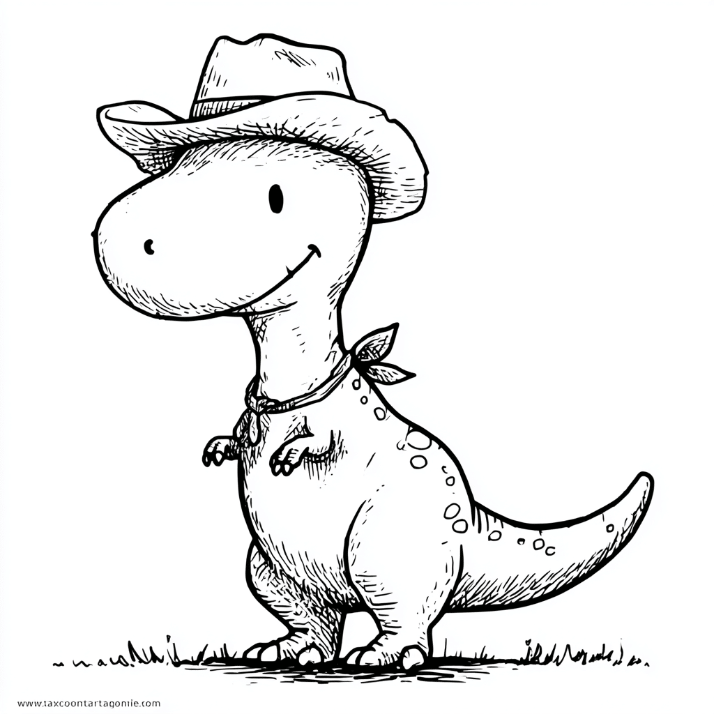 Dino Wearing Hat