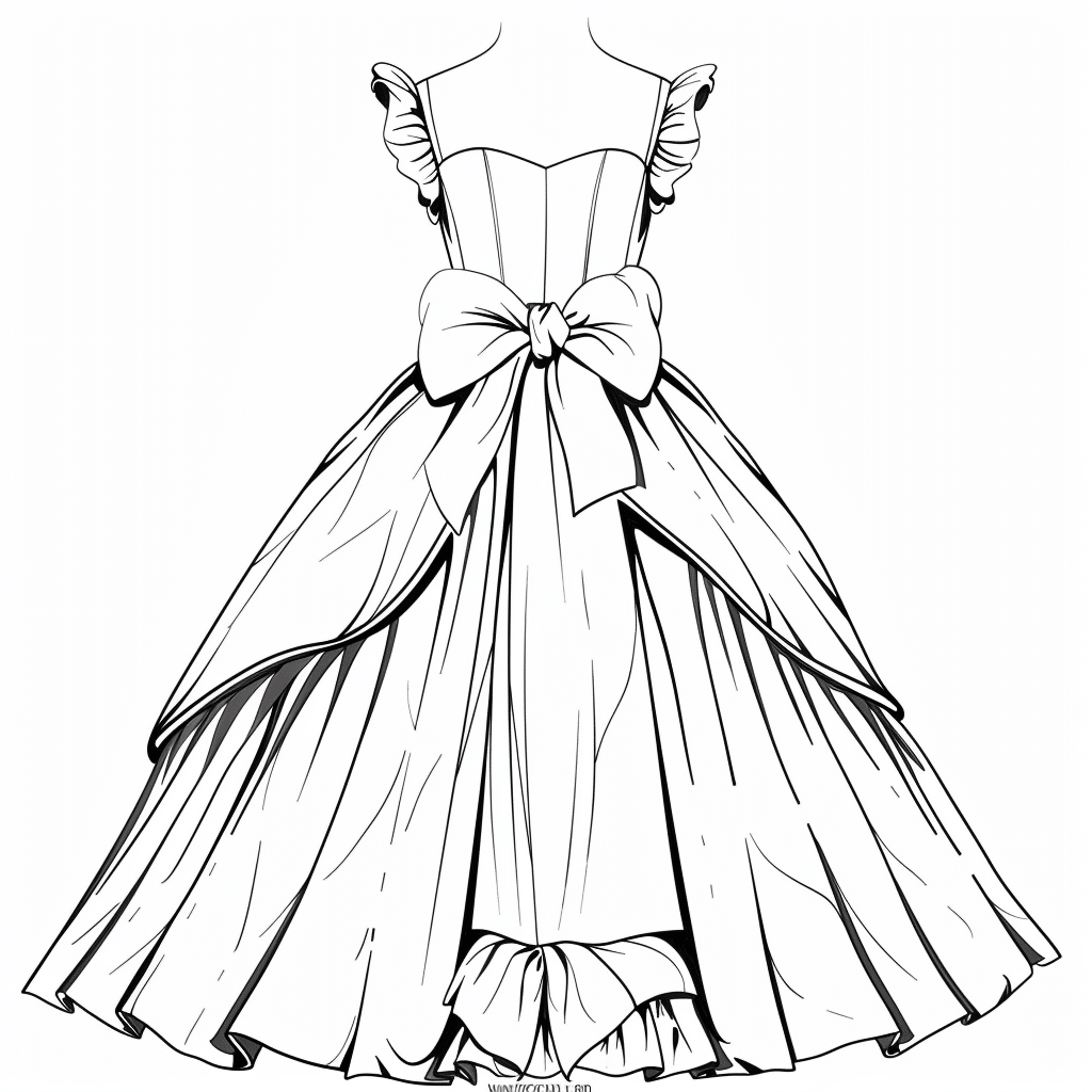 Elegant Bow Back Dress