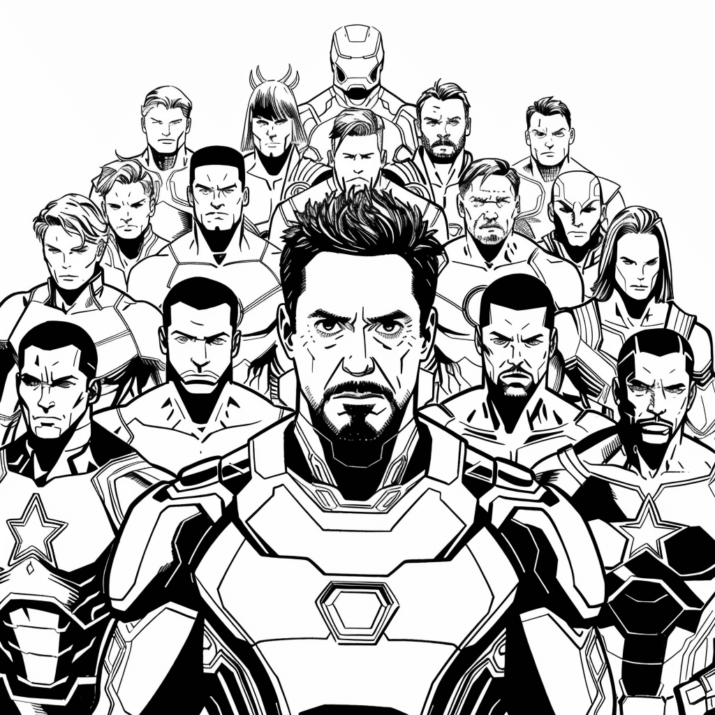 Final Avengers Group Shot - Iron Man