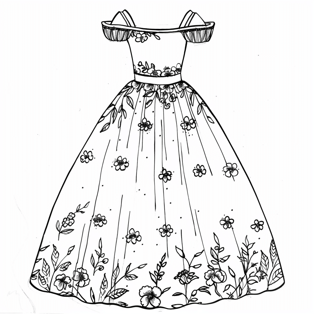 Floral Princess Dress