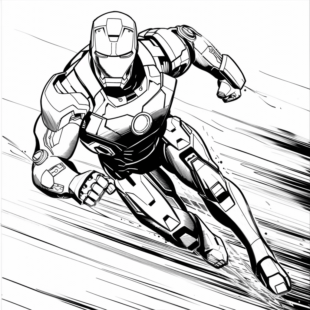 Forward Lean Sprint - Iron Man