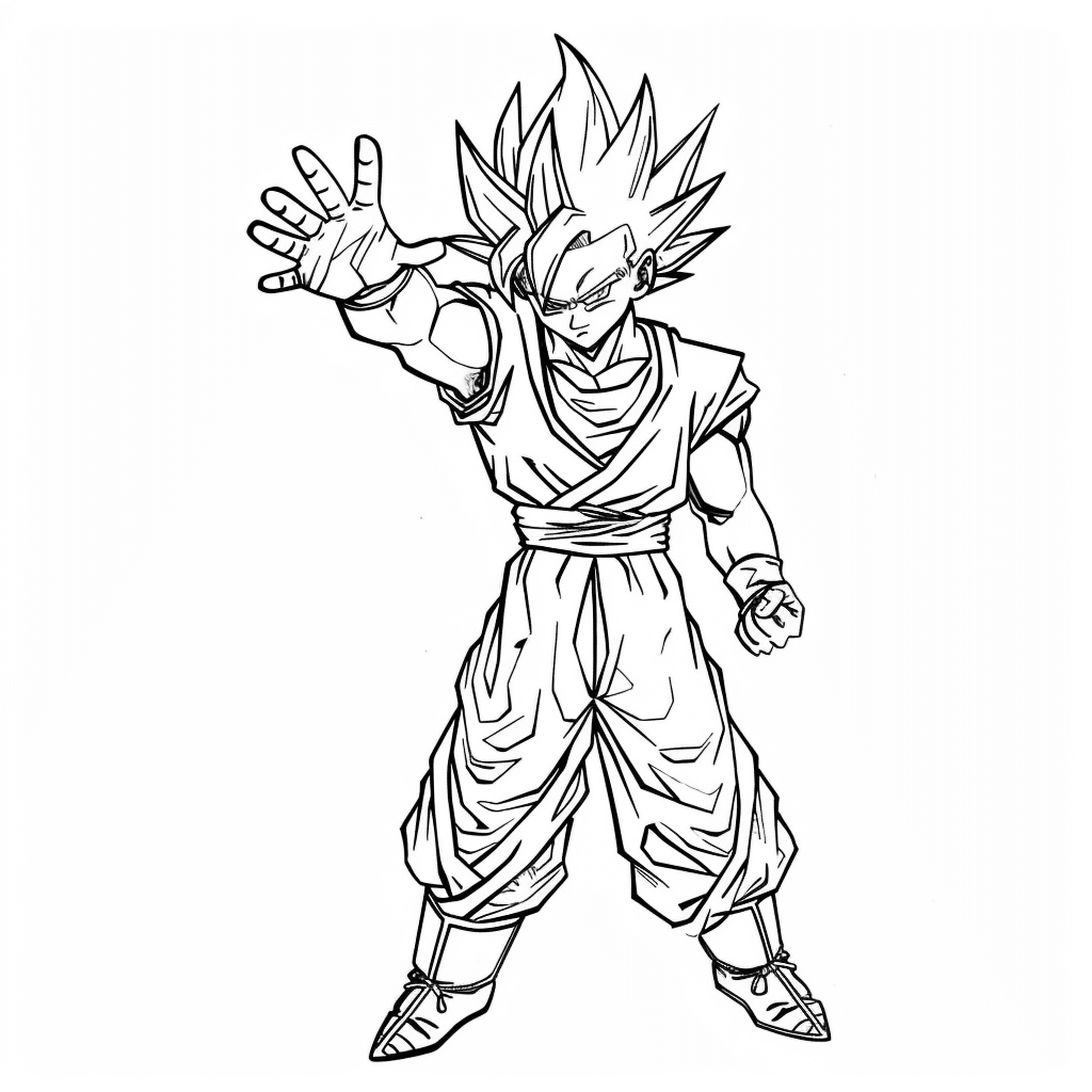Goku Final Playful Pose