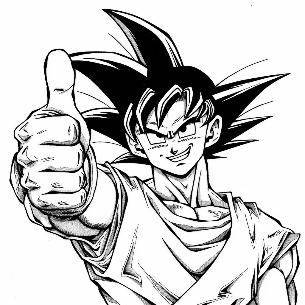 Goku Giving Thumbs Up