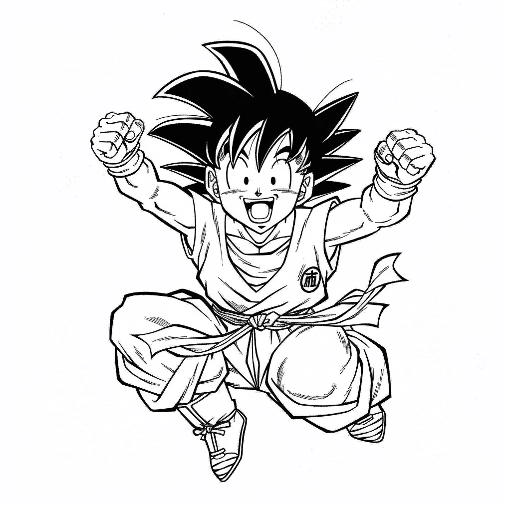 Goku Jumping High