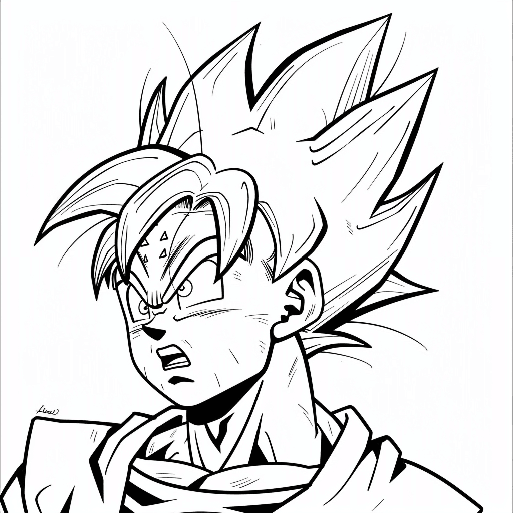 Goku Looking Sideways