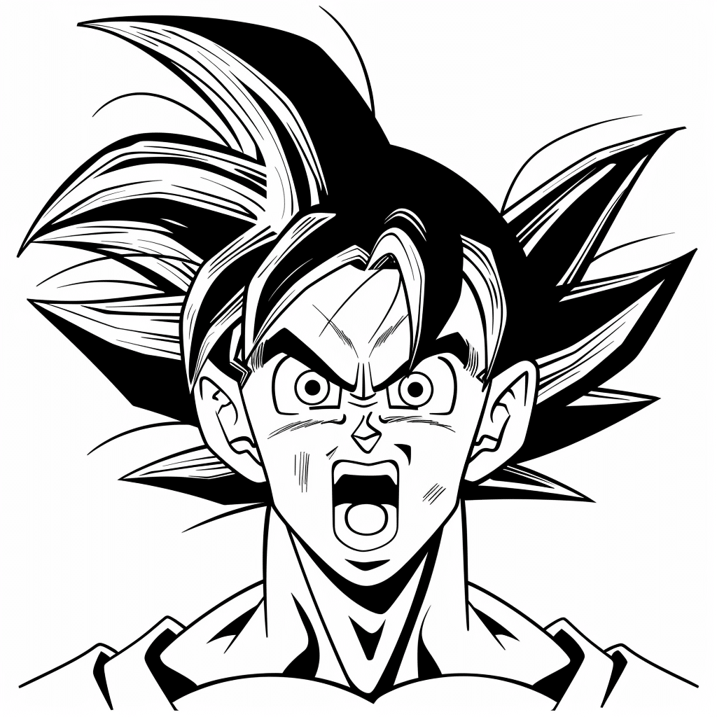 Goku Surprised Face