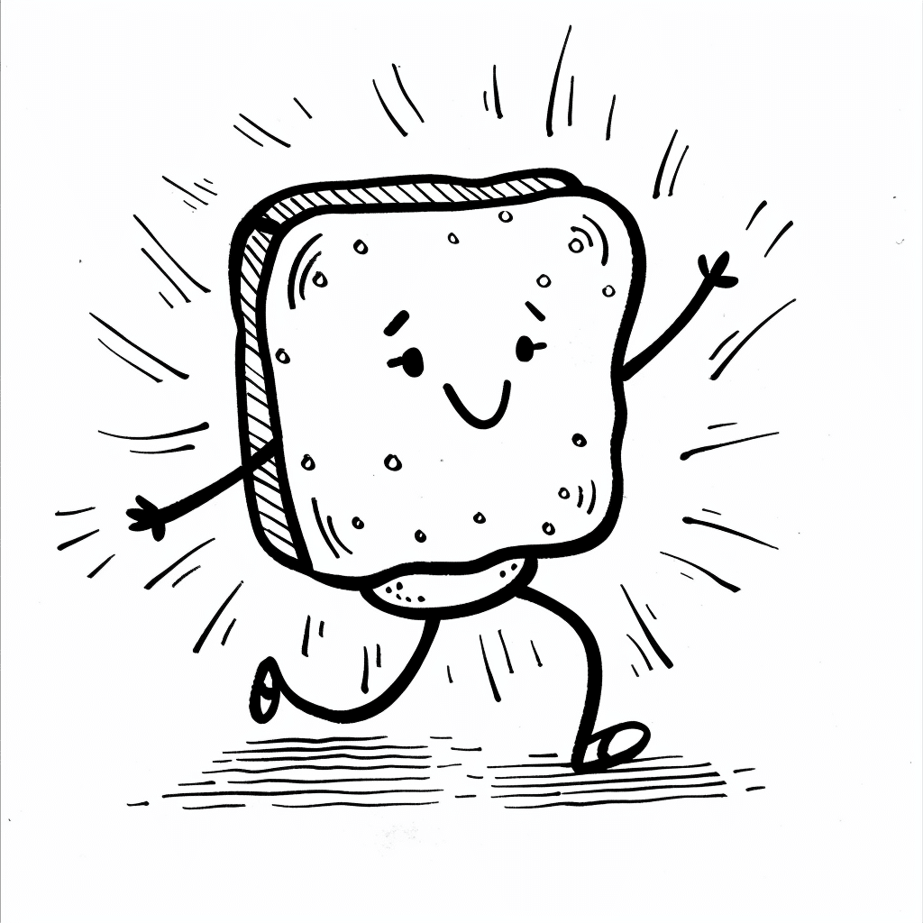 Kawaii Toast Dancing