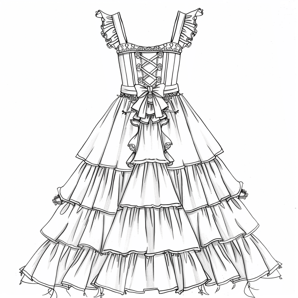 Layered Princess GownLayered Princess Gown