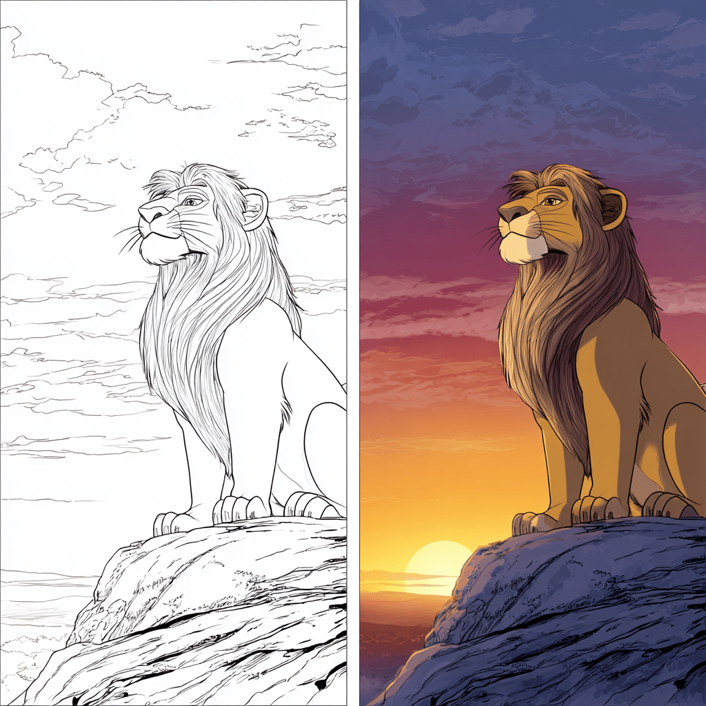 Lion King Coloring Pages