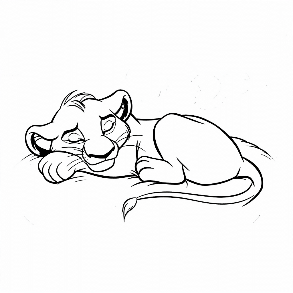 Nala Sleeping Peacefully