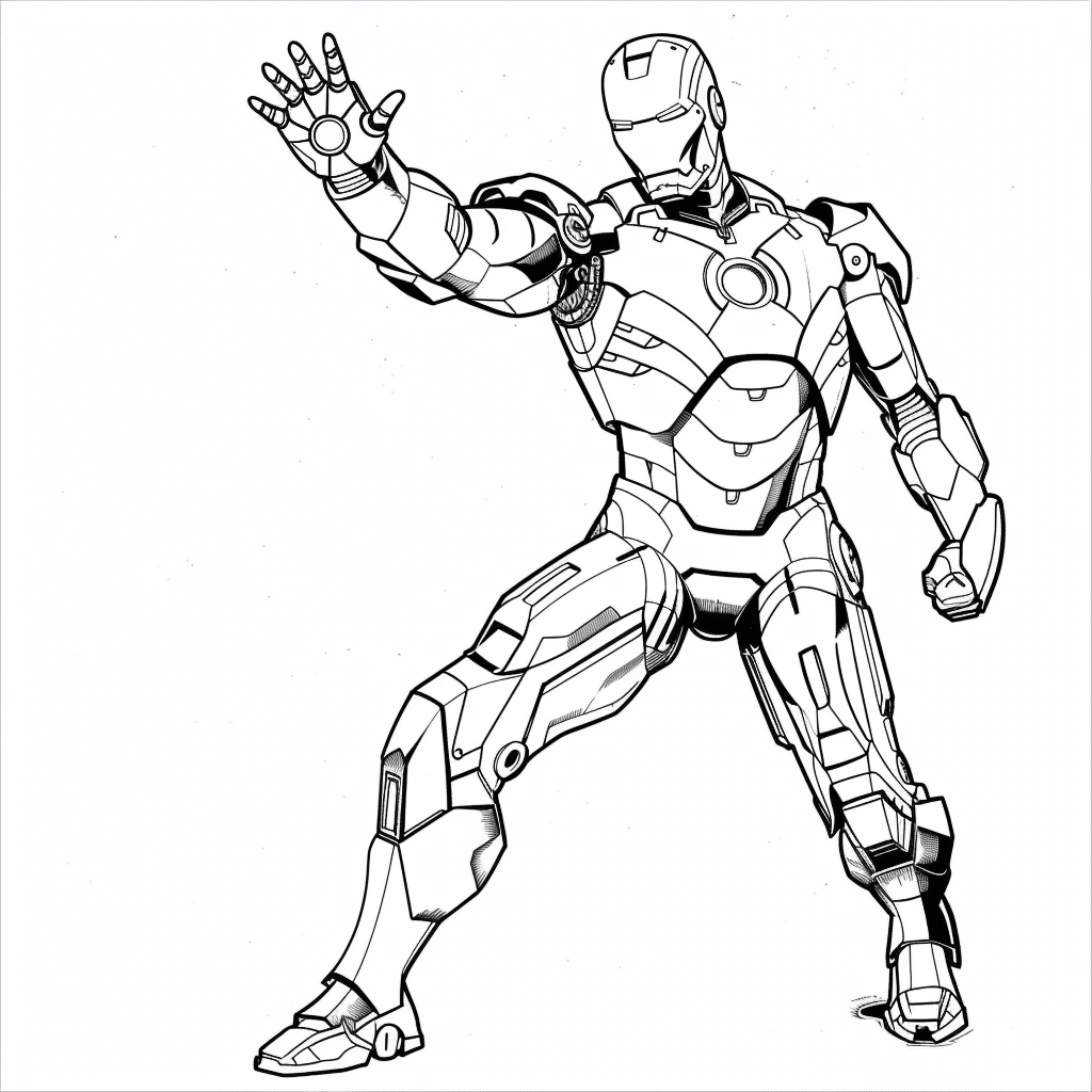 One Arm Wave Side - Iron Man