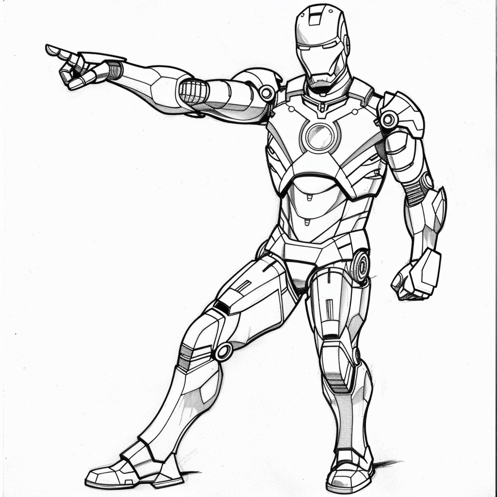 Pointing Forward - Iron Man