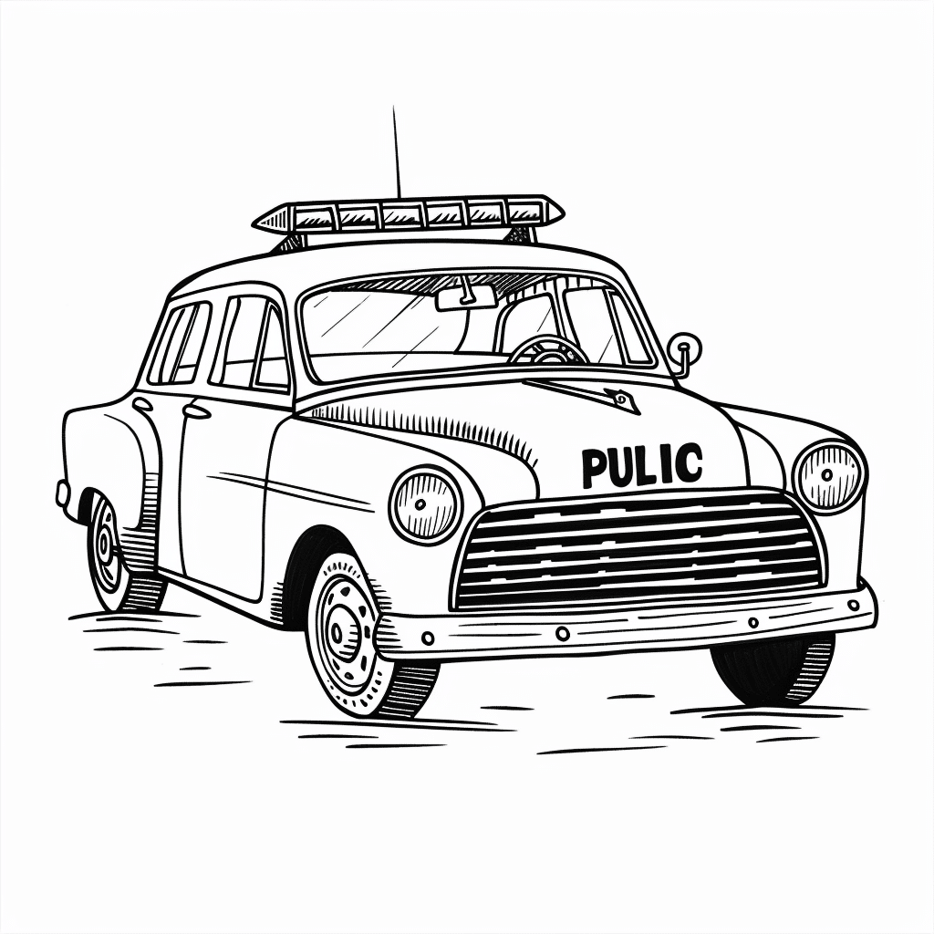 Police Car on Patrol