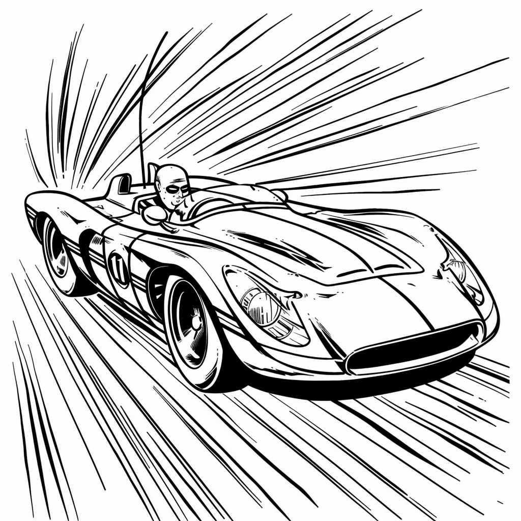 Race Car Speeding Fast