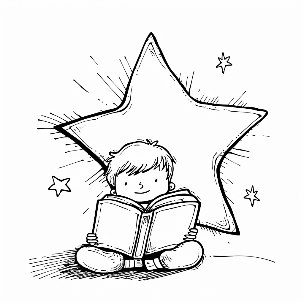 Reading Under a Star
