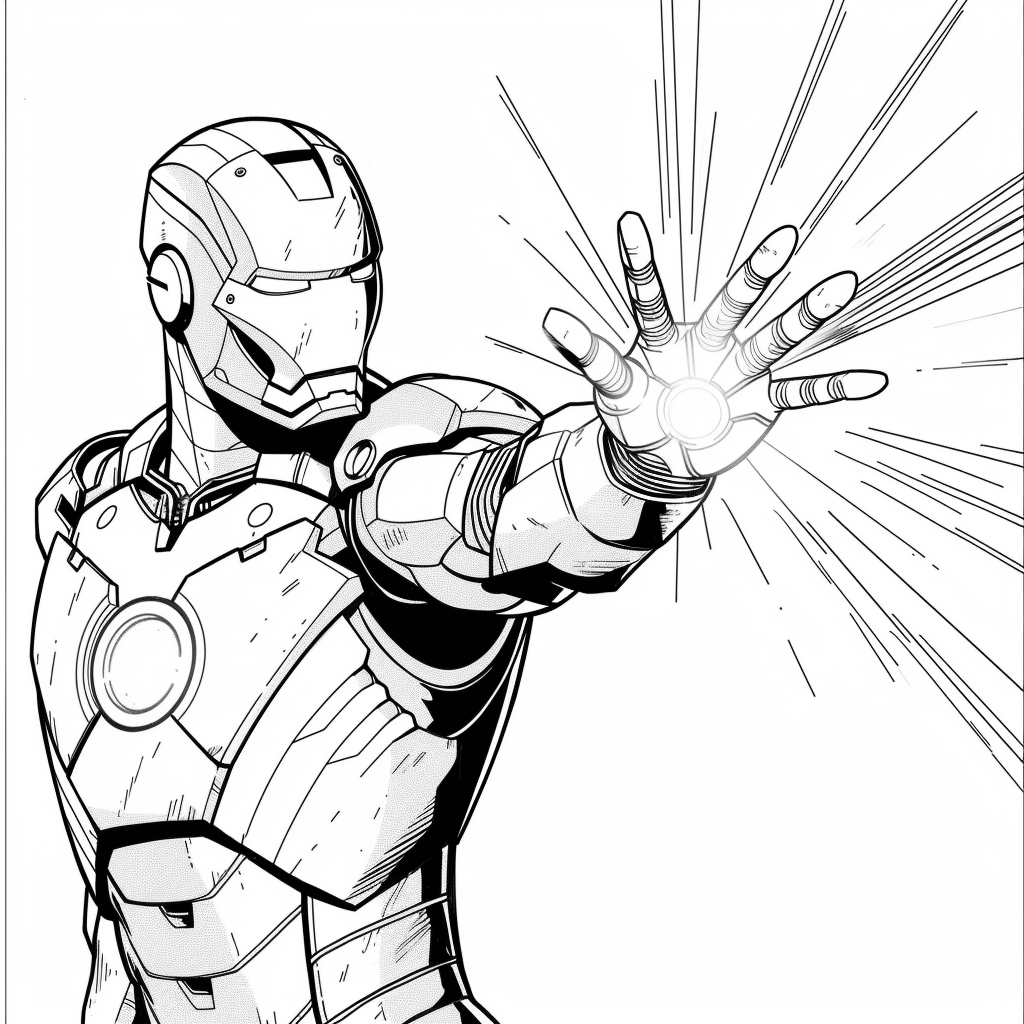 Repulsor Blast Action