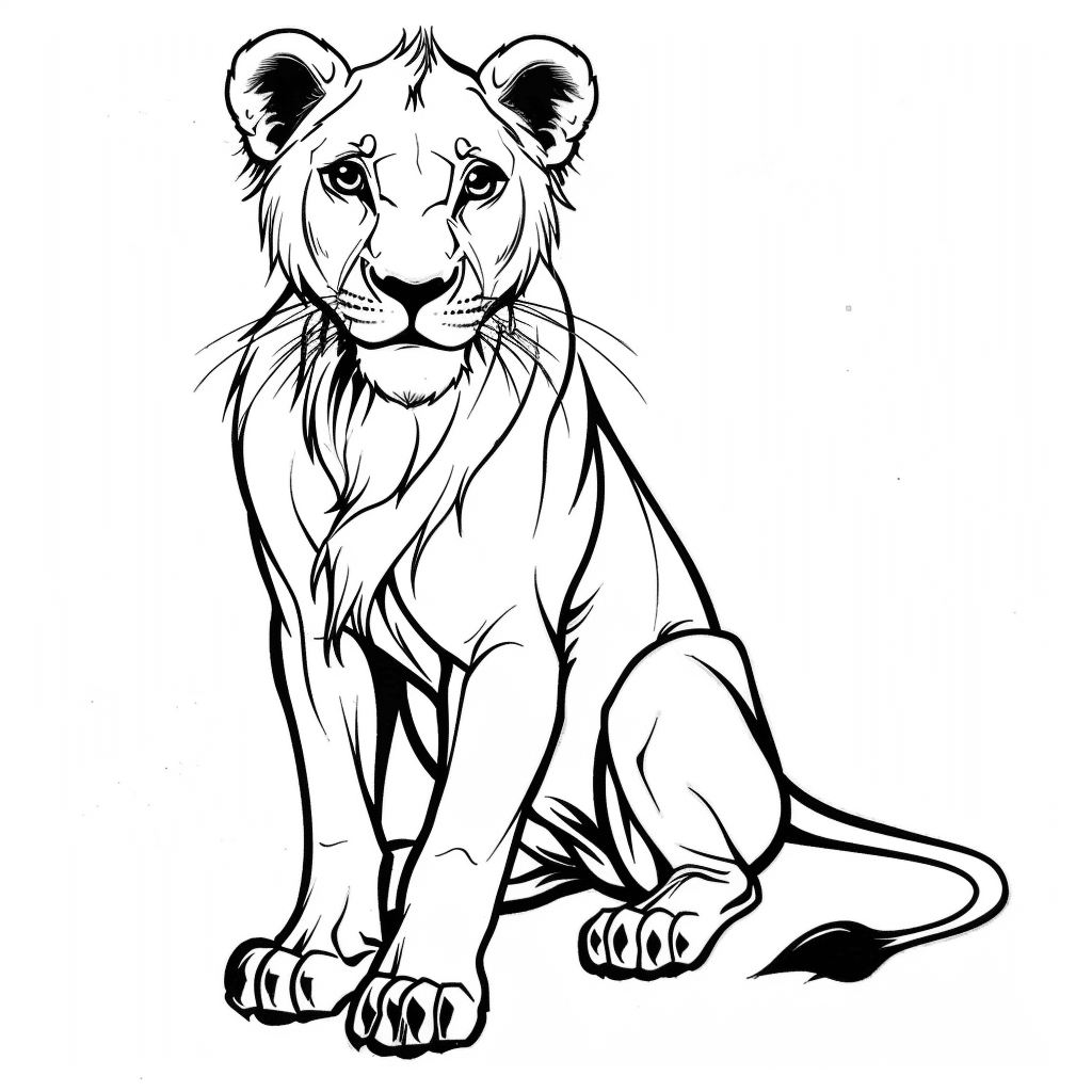 Sarabi Sitting Gracefully