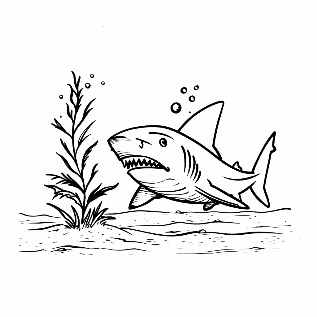 Shark Playing Hide and Seek