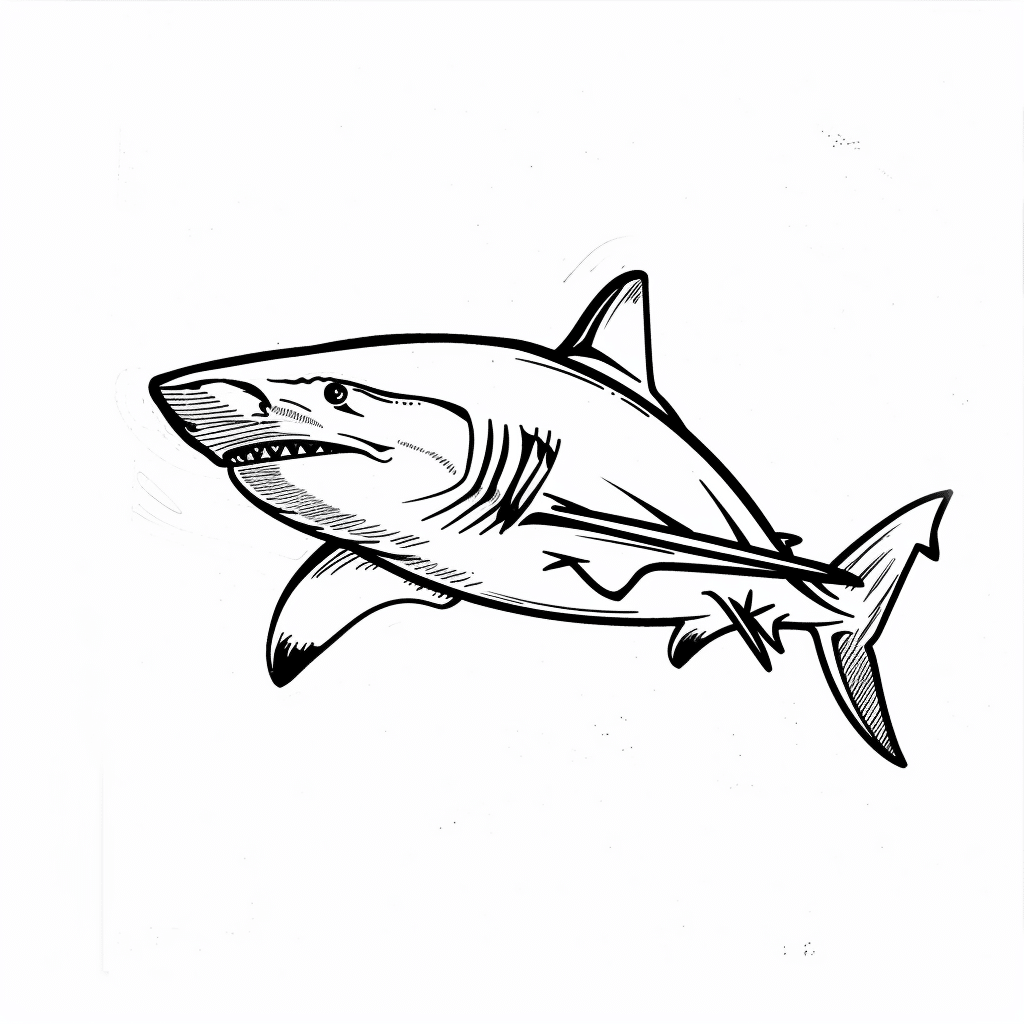 Shark Watching Quietly