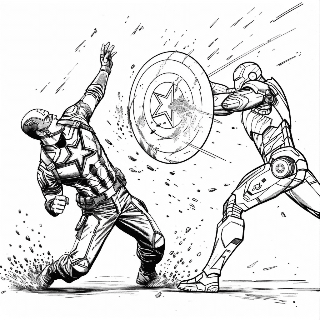 Shield Throw Moment - Captain America