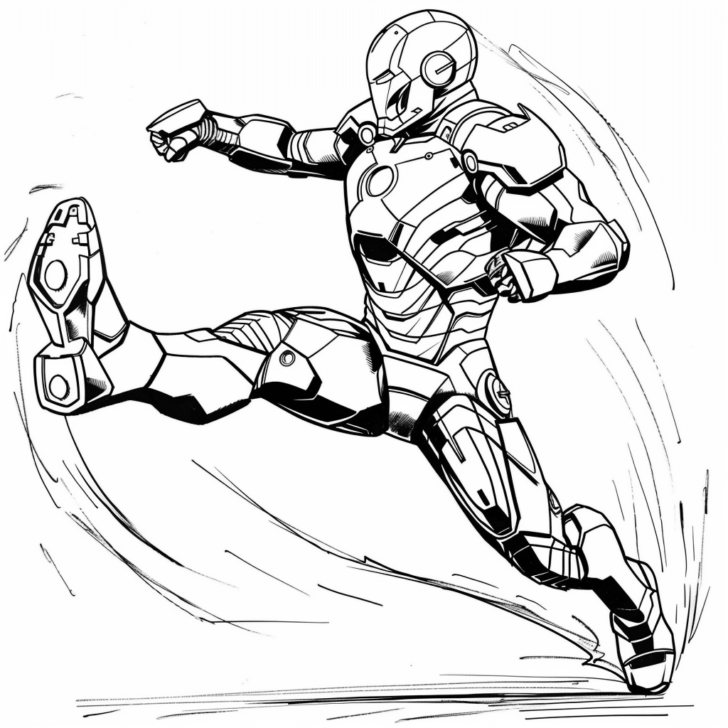 Side Kick Action - Iron Man