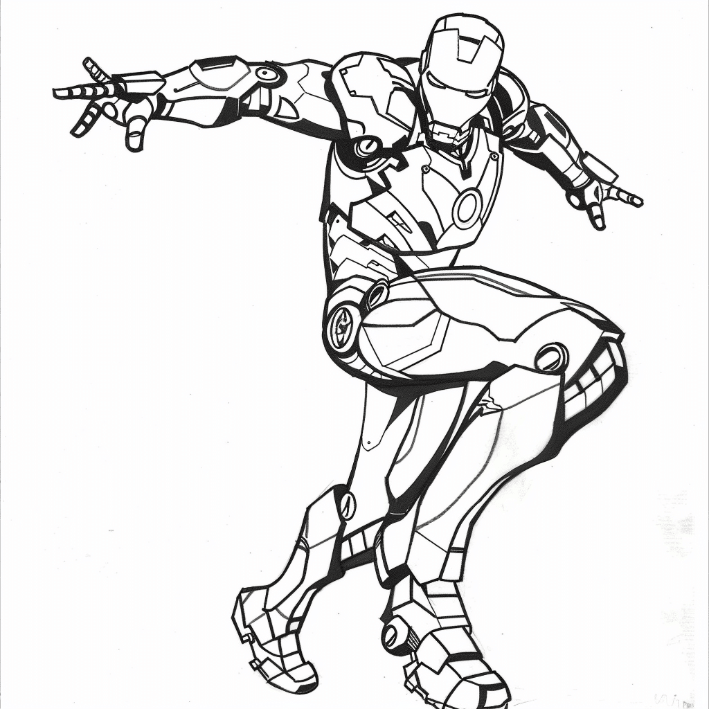 Side Lean Balance - Iron Man